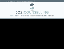 Tablet Screenshot of jozicounselling.co.za